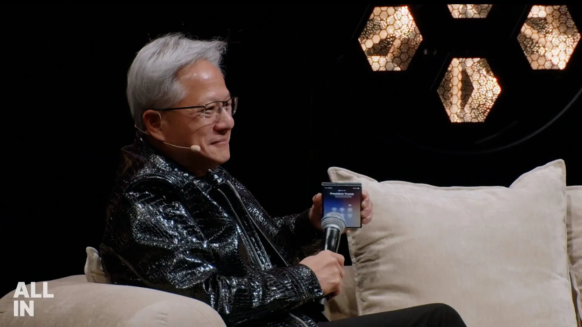 Trump calls, interrupts Nvidia CEO to say AI fears are ‘a hoax’