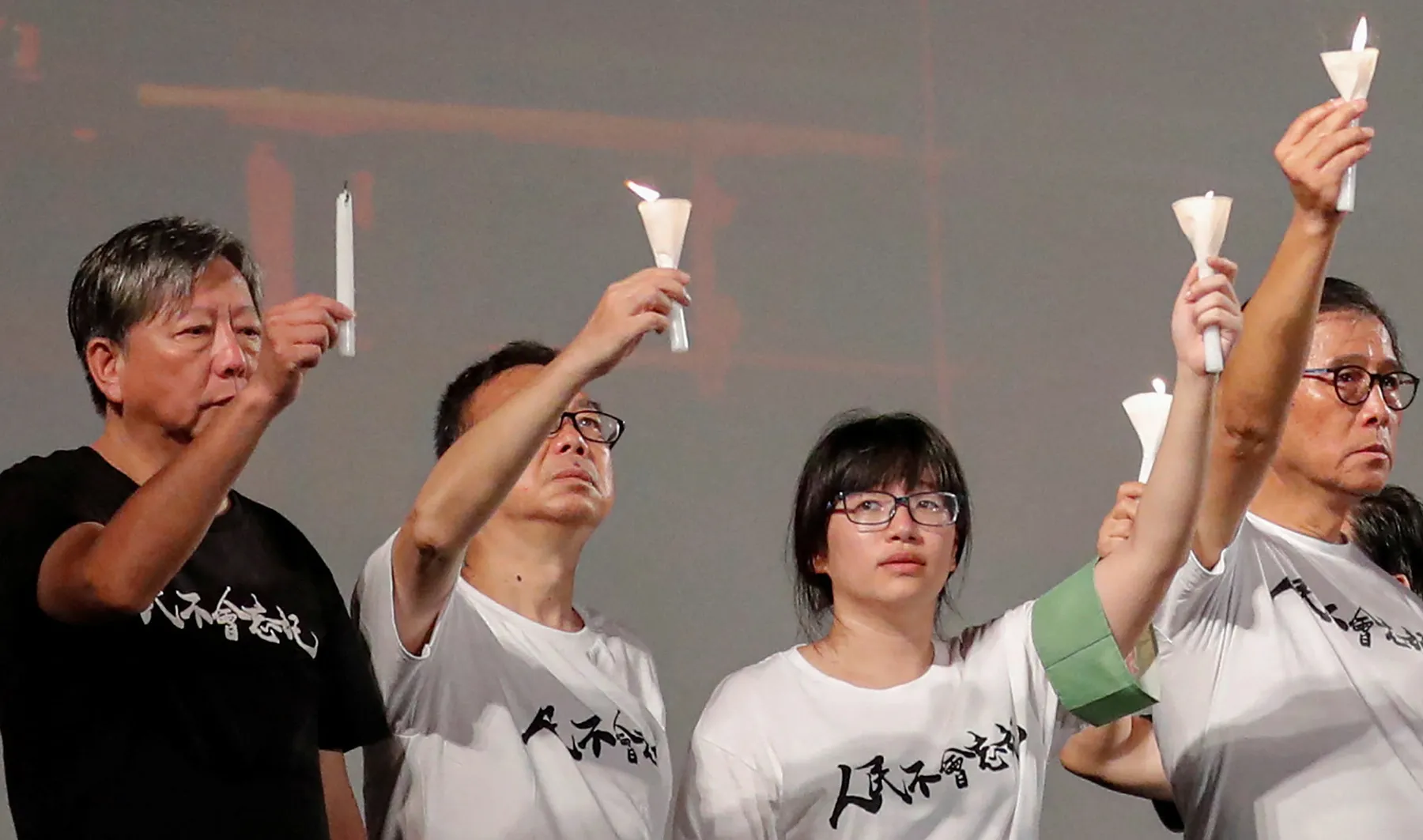 Hong Kong jails Tiananmen vigil activists for seven years