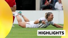 England's 39-match winning streak halted by thrilling draw with Canada