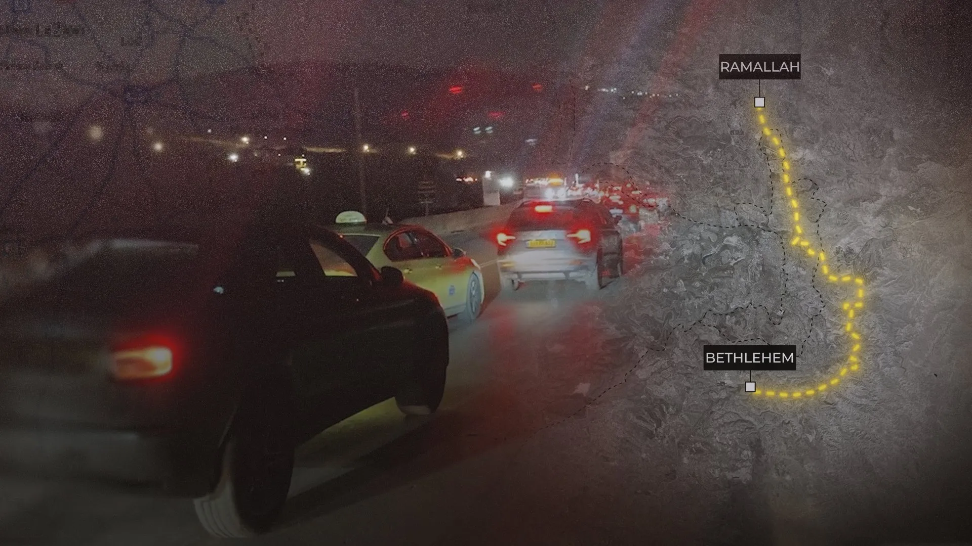 Stuck between Israeli military checkpoints