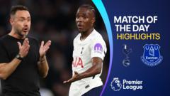 Tottenham's wait for league goal continues after Everton draw