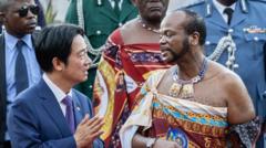 China advises its citizens to leave Taiwan ally Eswatini over 'security risks'