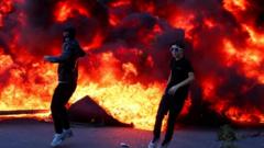 Student protesters attack government buildings in Tirana