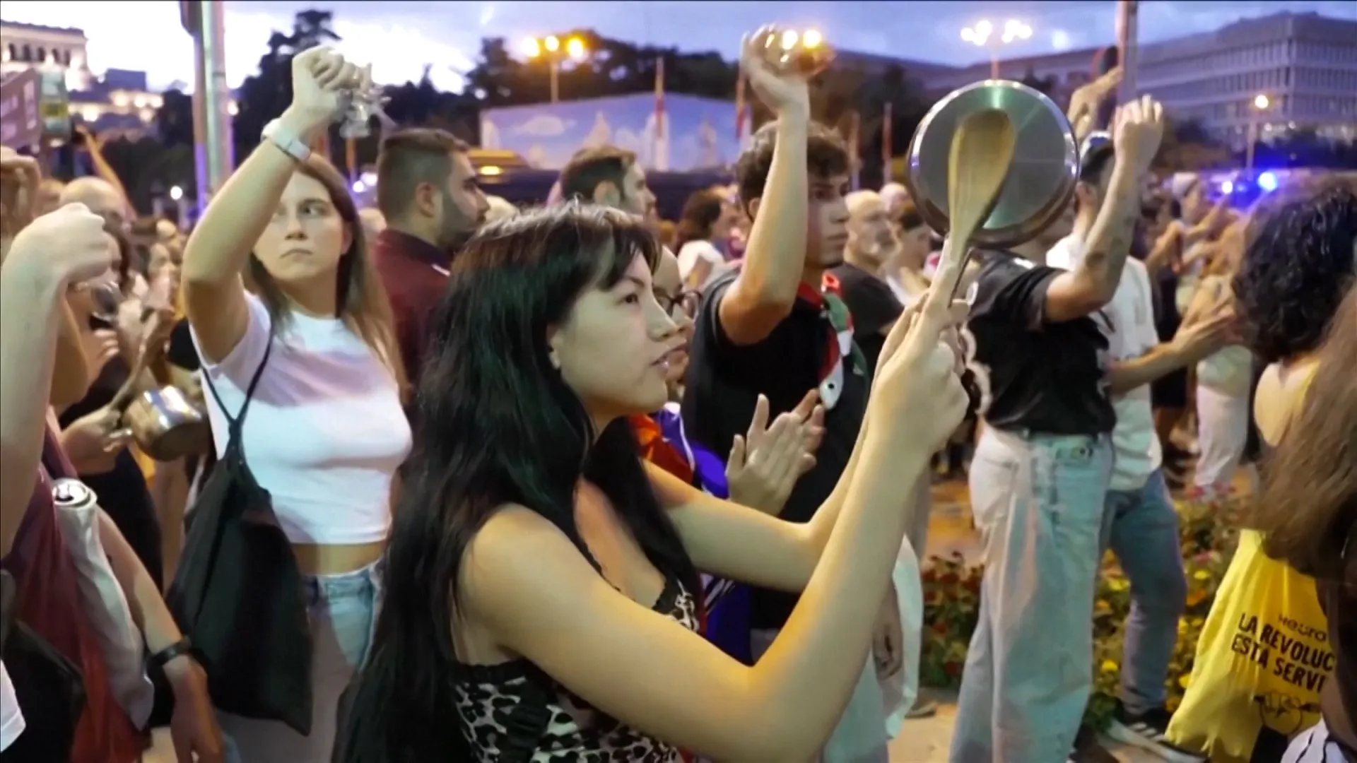 Pot banging protests across Spain over housing crisis