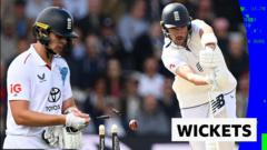 Not hanging around - England lose final two wickets early on day three