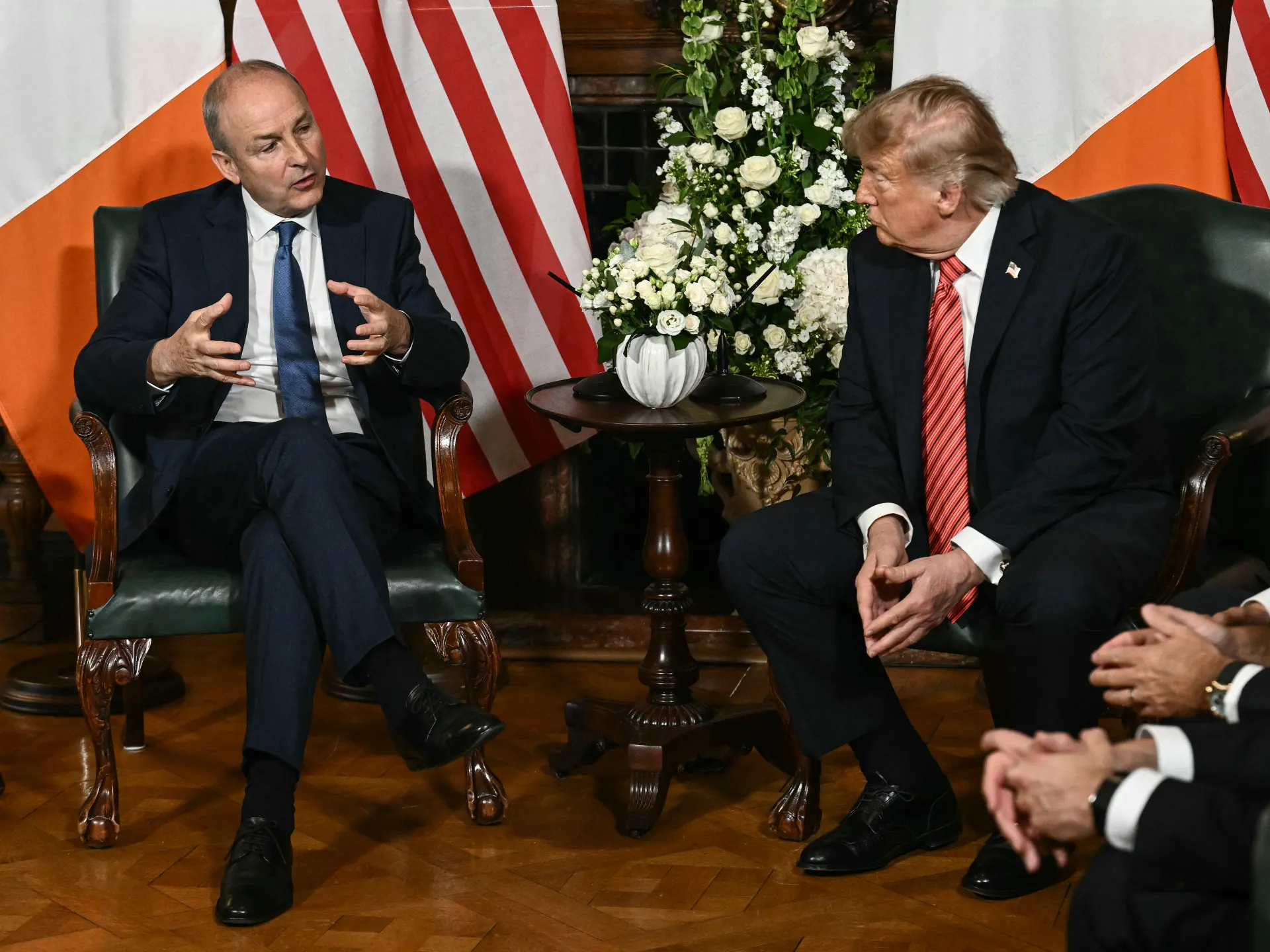 Trump says a unified Ireland would be ‘fantastic’ during Irish visit