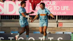 Quins claim victory at Exeter in nine-try nailbiter