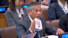 Myanmar diplomat breaks down as he urges world to 'end our suffering'