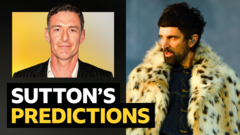 Sutton's predictions v Kasabian frontman Serge Pizzorno