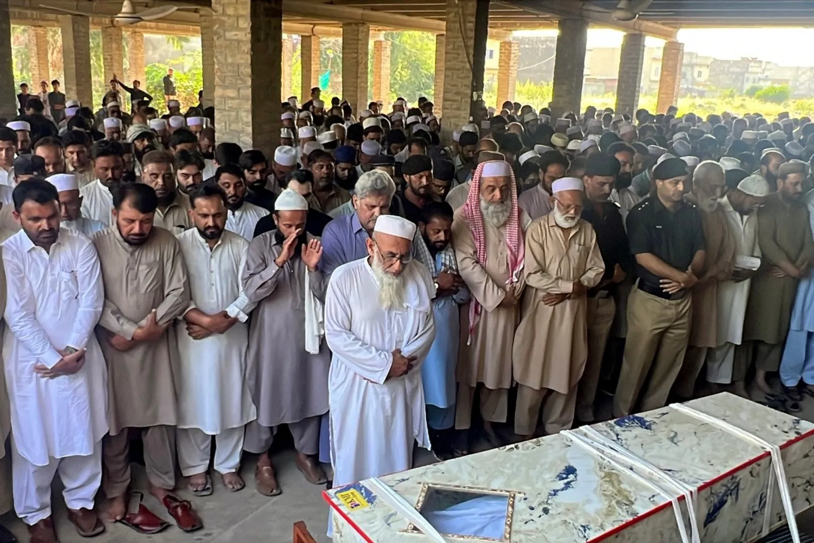 Funerals held after deadly mosque attack in Pakistan’s Kohat