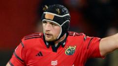 Munster's Coombes backed after making groin grab allegation