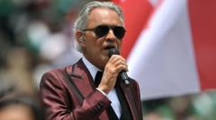 'Cheeky' fees prompts choirs to pull out of Andrea Bocelli gig
