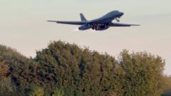 What prompted the US bombers to leave RAF Fairford?
