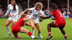 Canada end England's winning run in frenetic draw