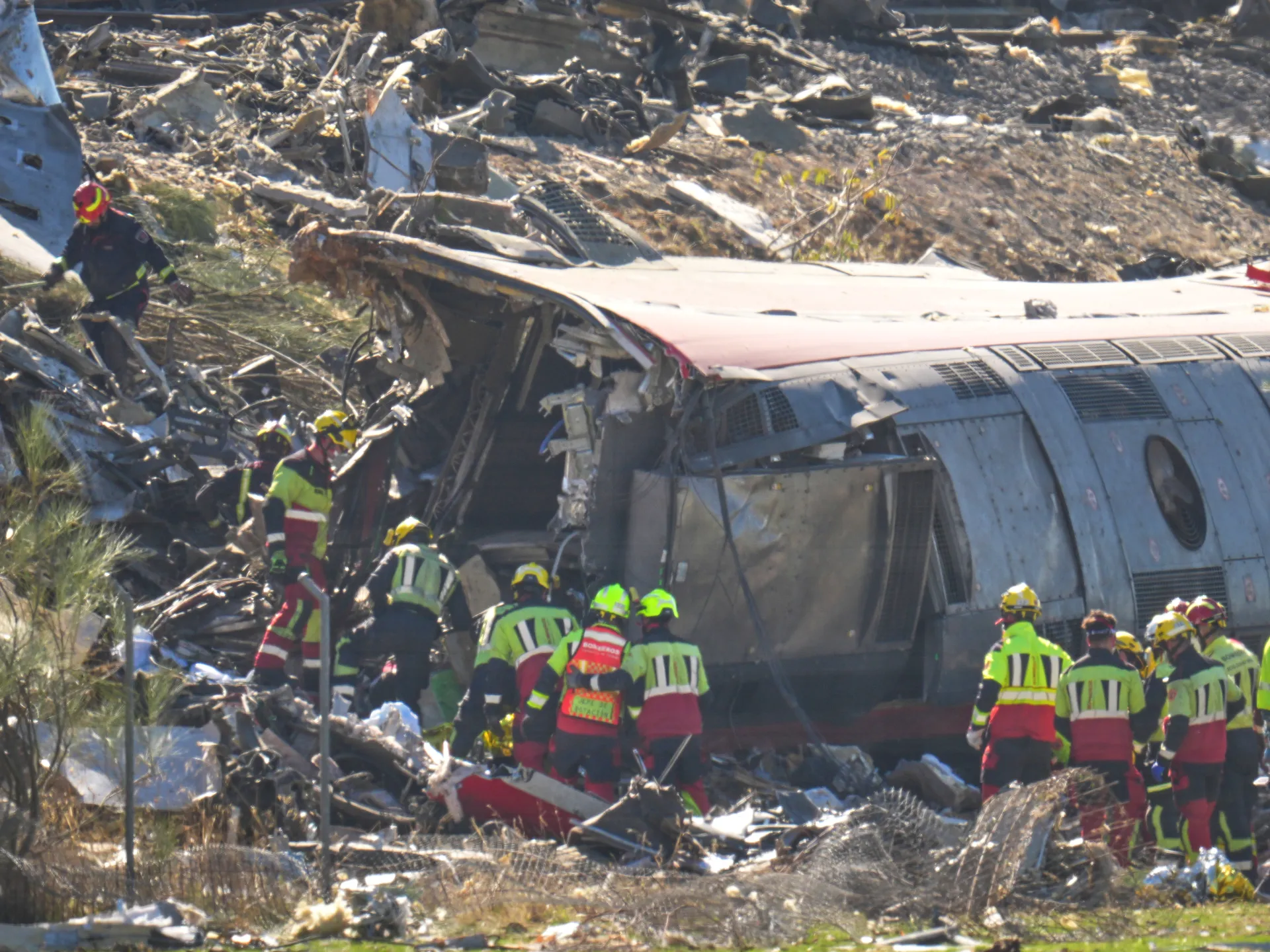 Photos: Spain high-speed train crash kills 30