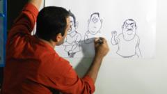 India's cartoonists built an audience online - now their posts are being restricted