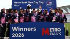Middlesex beat Leicestershire to win One-Day Cup