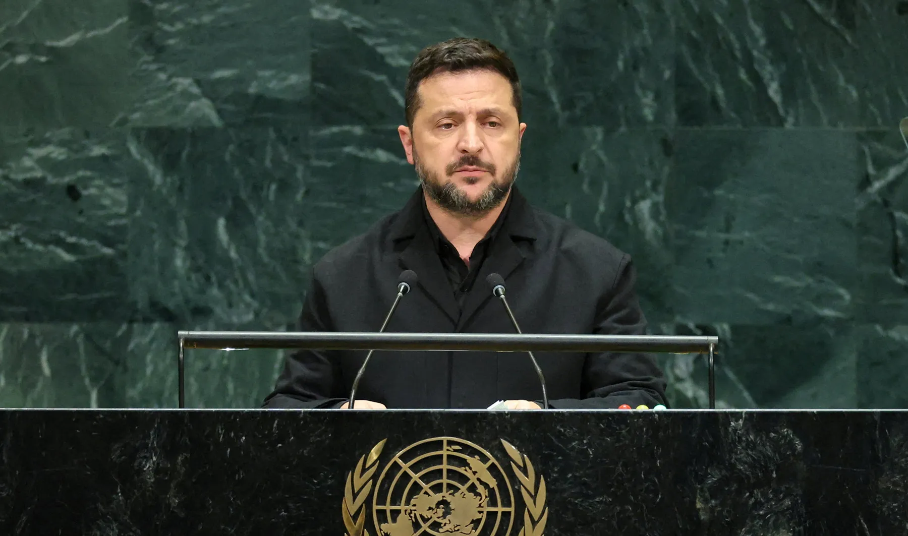 Russia attacks Ukraine while Zelenskyy speaks at UNGA