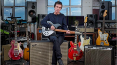 Johnny Marr guitars sell for more than £560k at auction