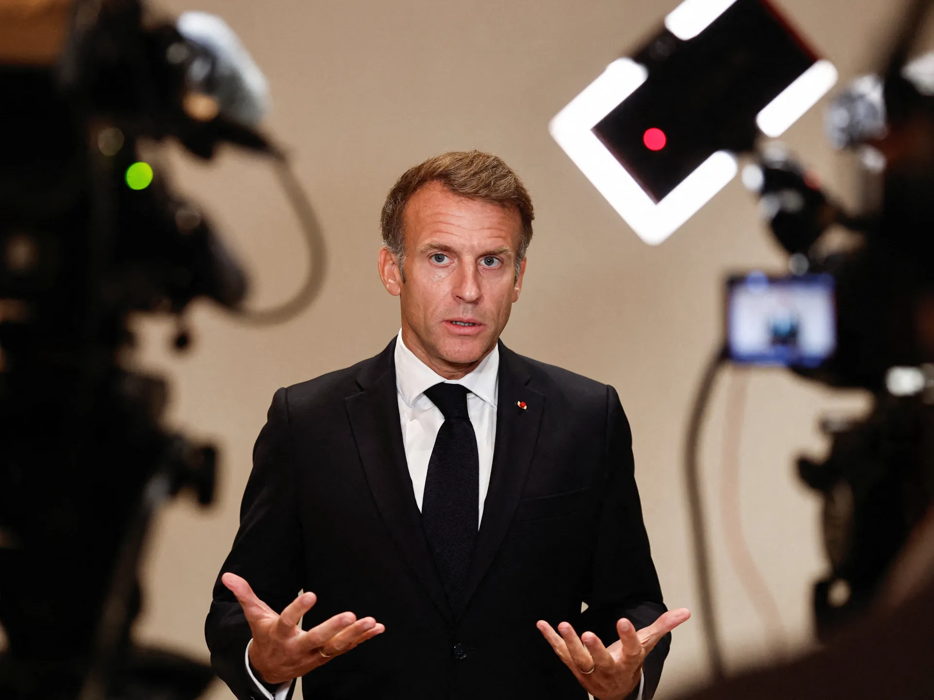France’s Macron says protesters won’t be allowed to ‘cause chaos’