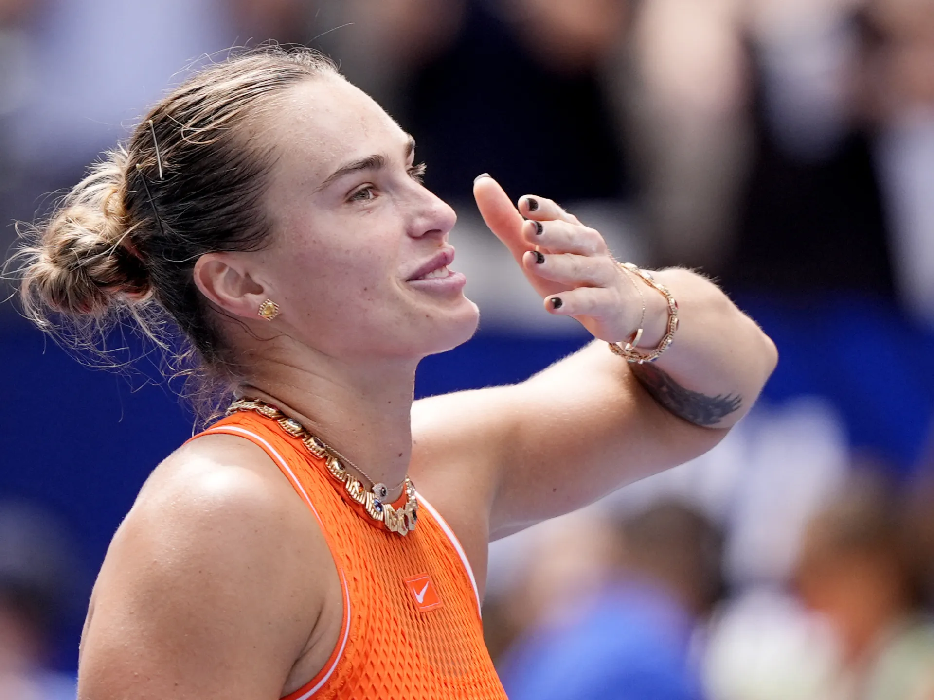 Sabalenka interrupts US Open match against Rakhimova over cannabis smell