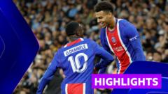 Man City show fight but fall short of fightback against slick PSG