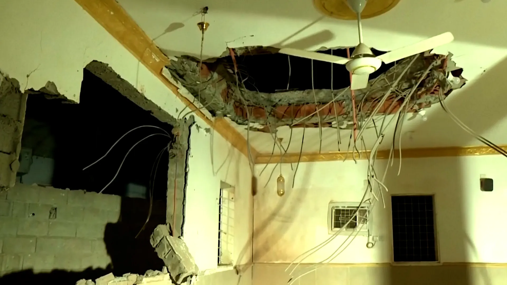 Mosque and homes damaged in Saudi Arabia after alleged Houthi strike