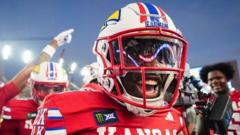Tailgate parties, marching bands... and Ted Lasso? Wembley hosts US college game