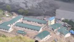 Buildings swept away as flash floods hit central Nepal