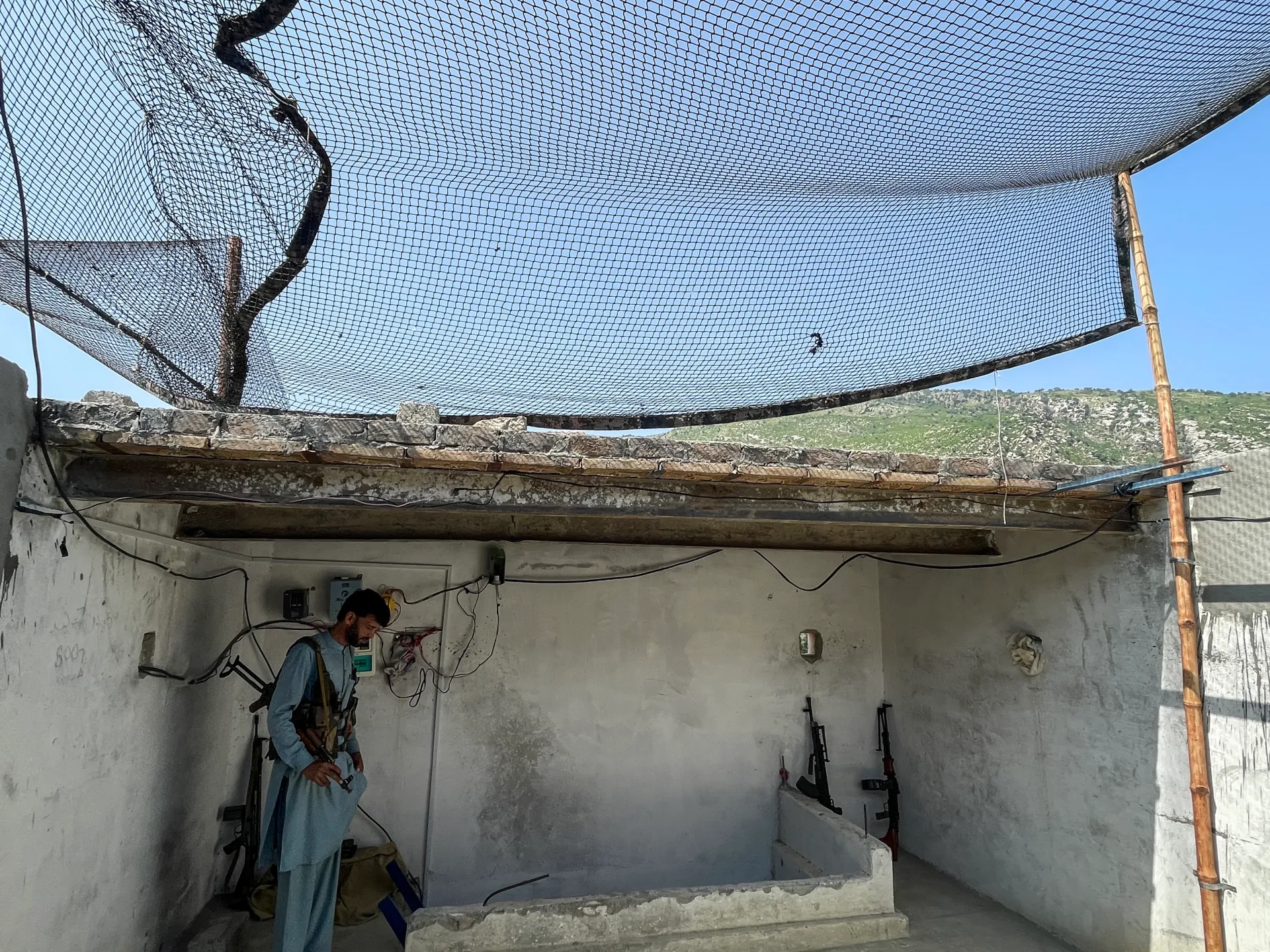 Pakistan installs fishing nets at security outposts to block drone attacks