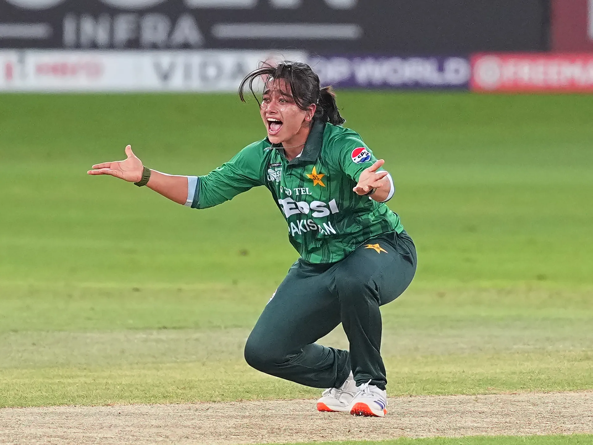 Pakistan captain Fatima Sana fined over Shafali Verma gesture in Asia Cup