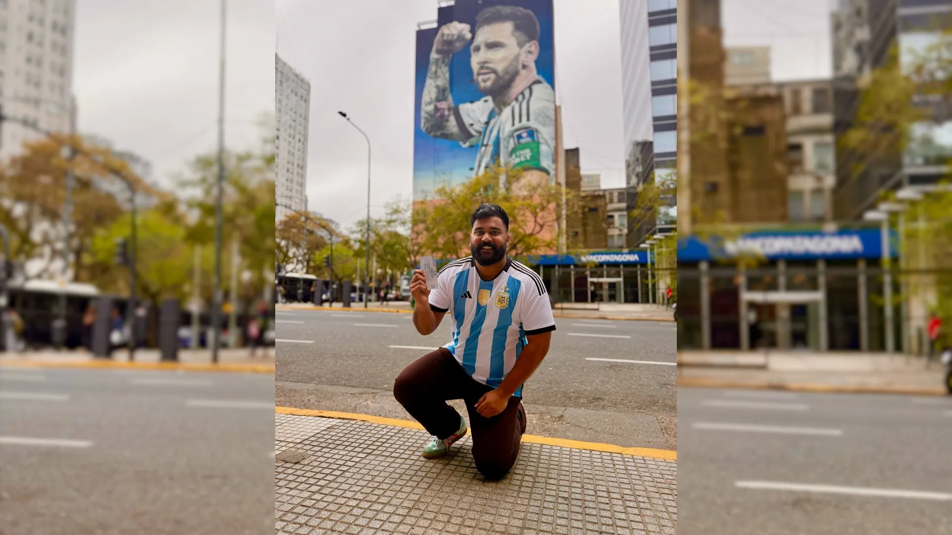 Messi super fan travels from India to Argentina for idol’s final game