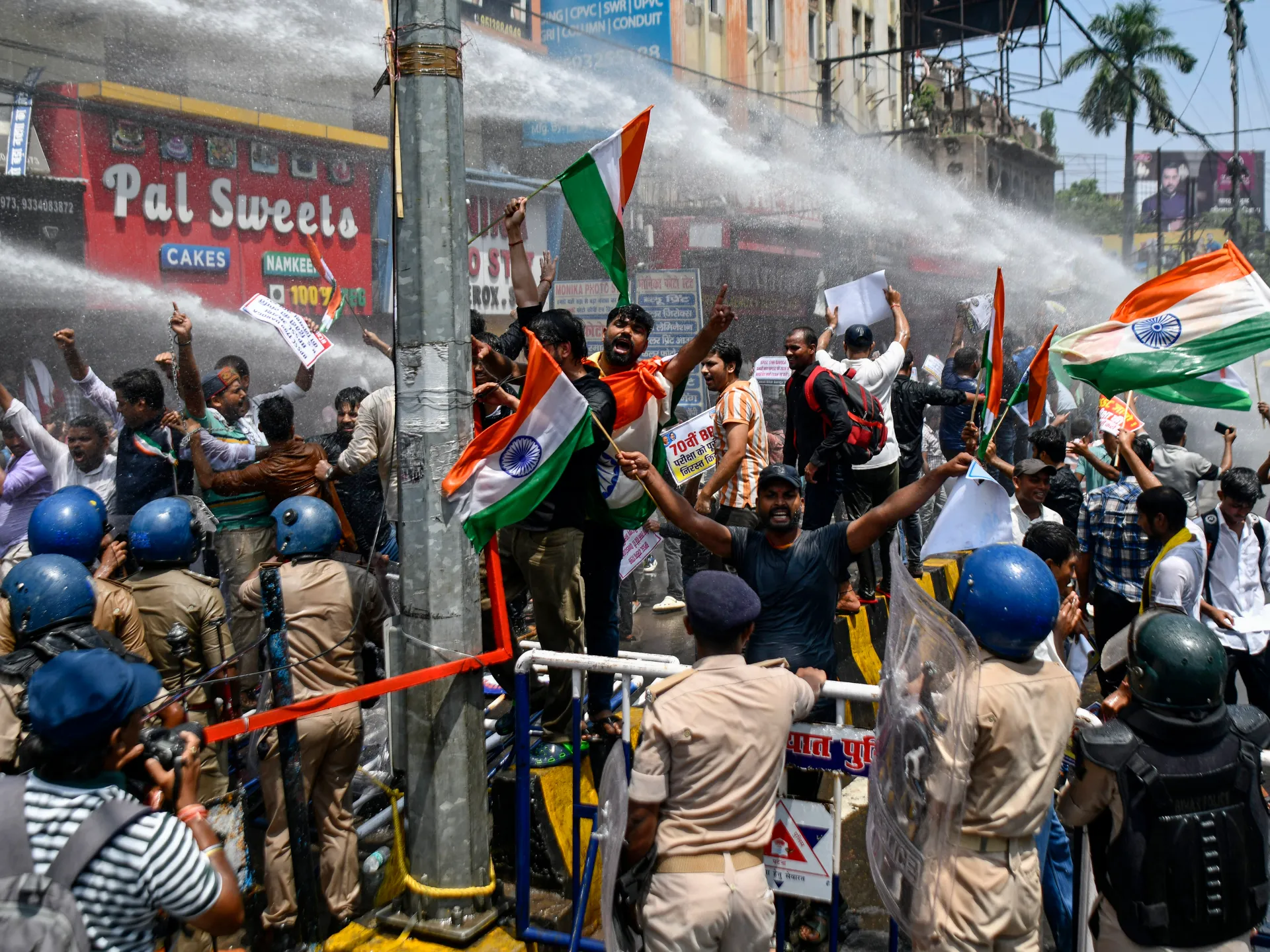 India police clash with protesters a month after Gen Z demonstrations