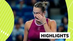 Sabalenka crashes out of China Open after defeat by Bartunkova