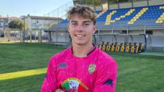 How teenage keeper's van trip around Europe ended with new club