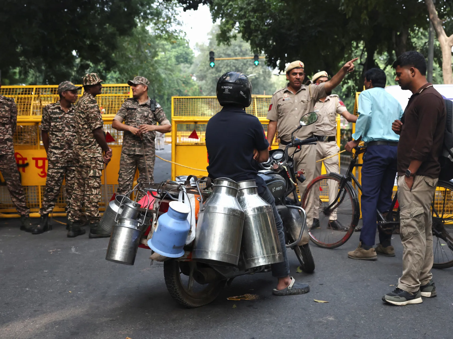 ‘How can you stop these kids?’ Indian capital on lockdown before protests