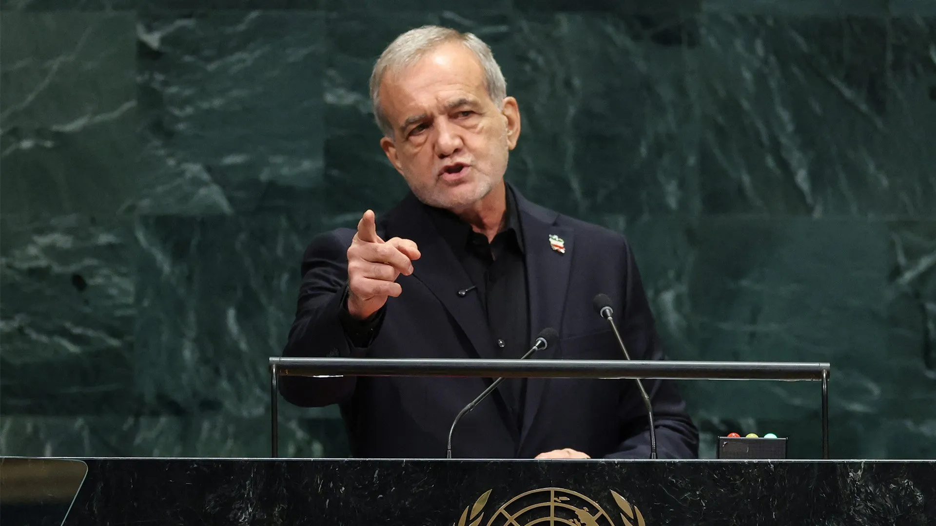 Iran’s Pezeshkian slams ‘terrorist’ US but extols diplomacy in UN speech