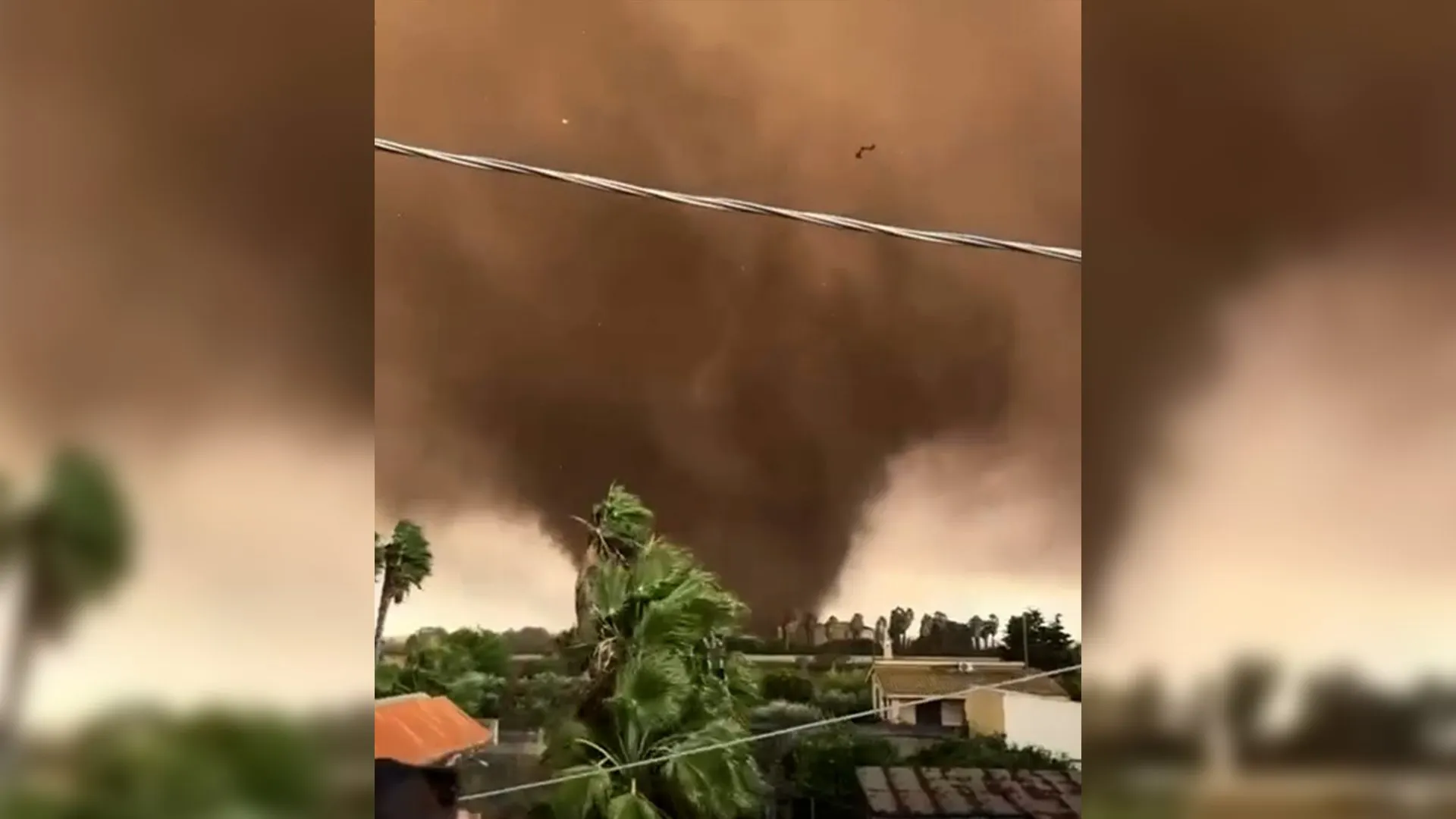 Powerful tornado rips through western Sicily