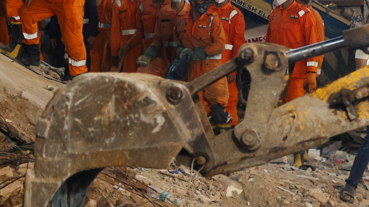At least five killed in New Delhi building collapse