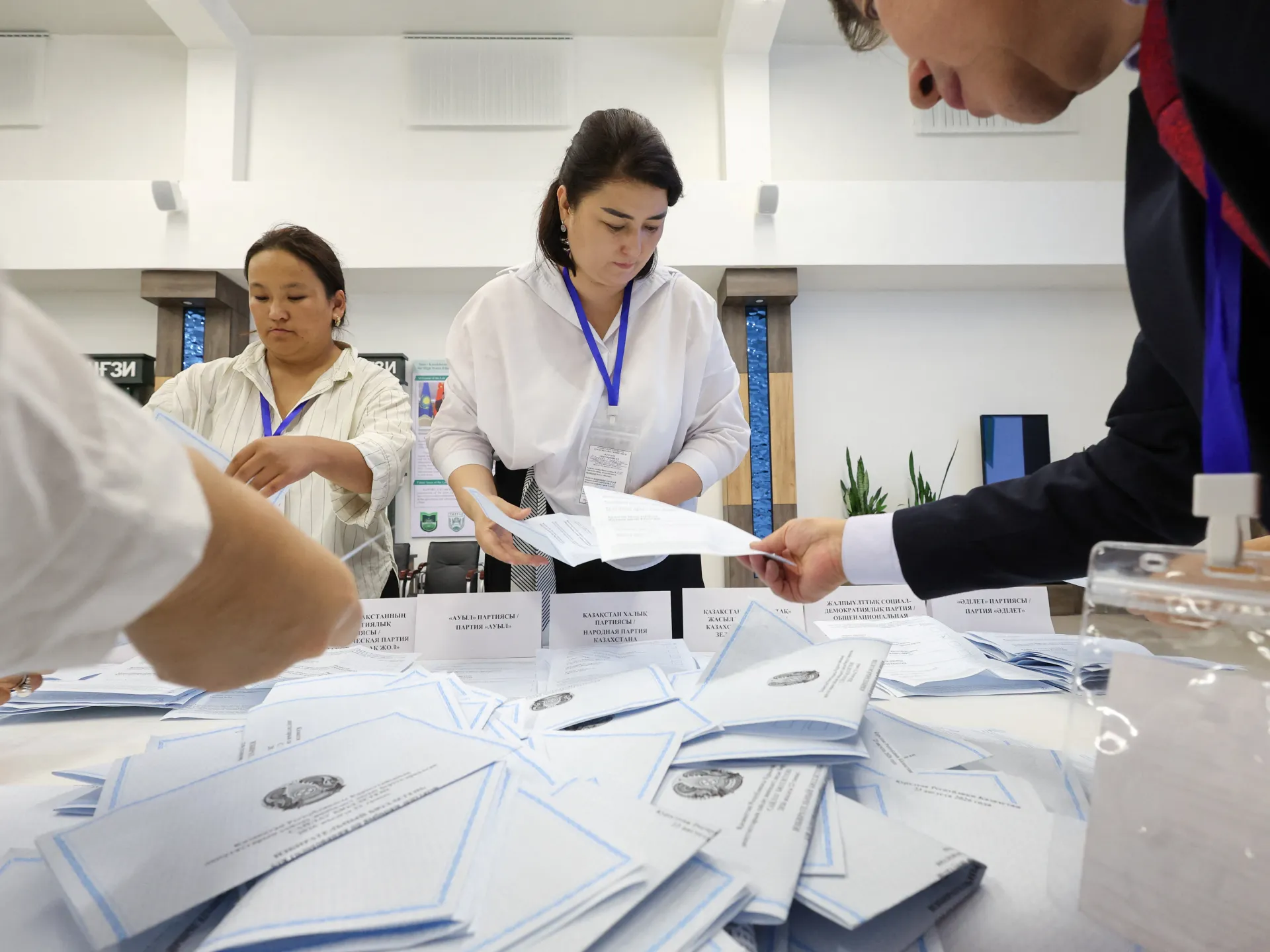 Kazakhstan’s newly formed pro-government party wins parliamentary election