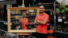 Shopkeeper immortalised by royal portrait artist