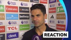 Arsenal reacted in an amazing way - Arteta