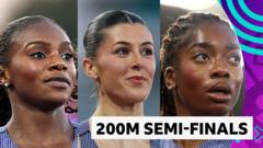 Asher-Smith and Hunt winners as GB trio reach 200m final