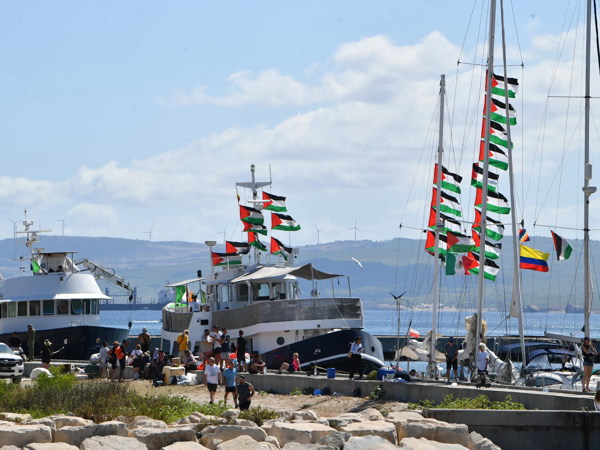 Tunisian flotilla activists remain jailed as hunger striker worsens