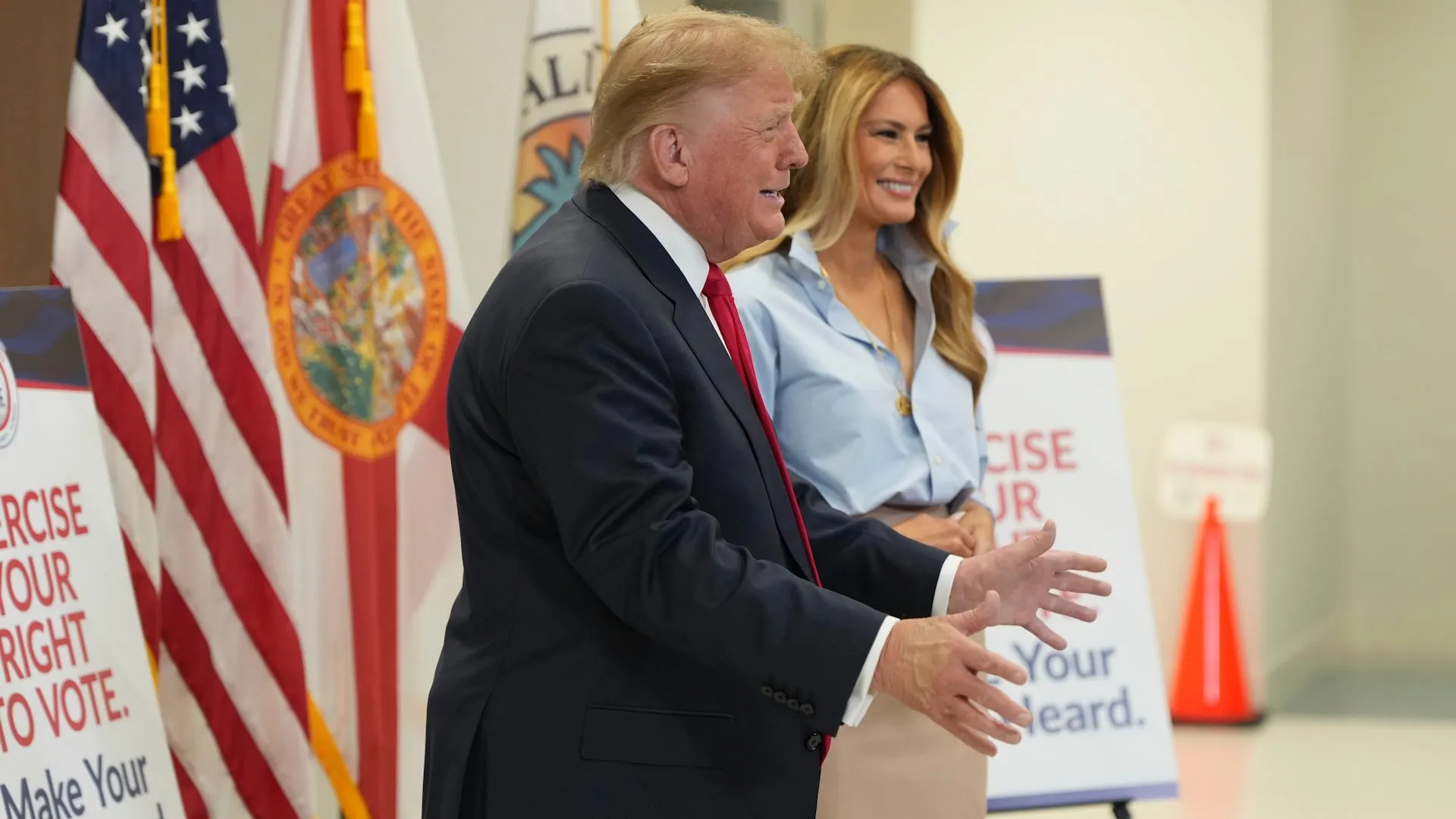 Trump mocks reporter asking about Iran strikes, as Tehran says US derailed