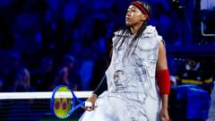 A newspaper gown and an NBA tribute - Osaka's US Open fashion statement
