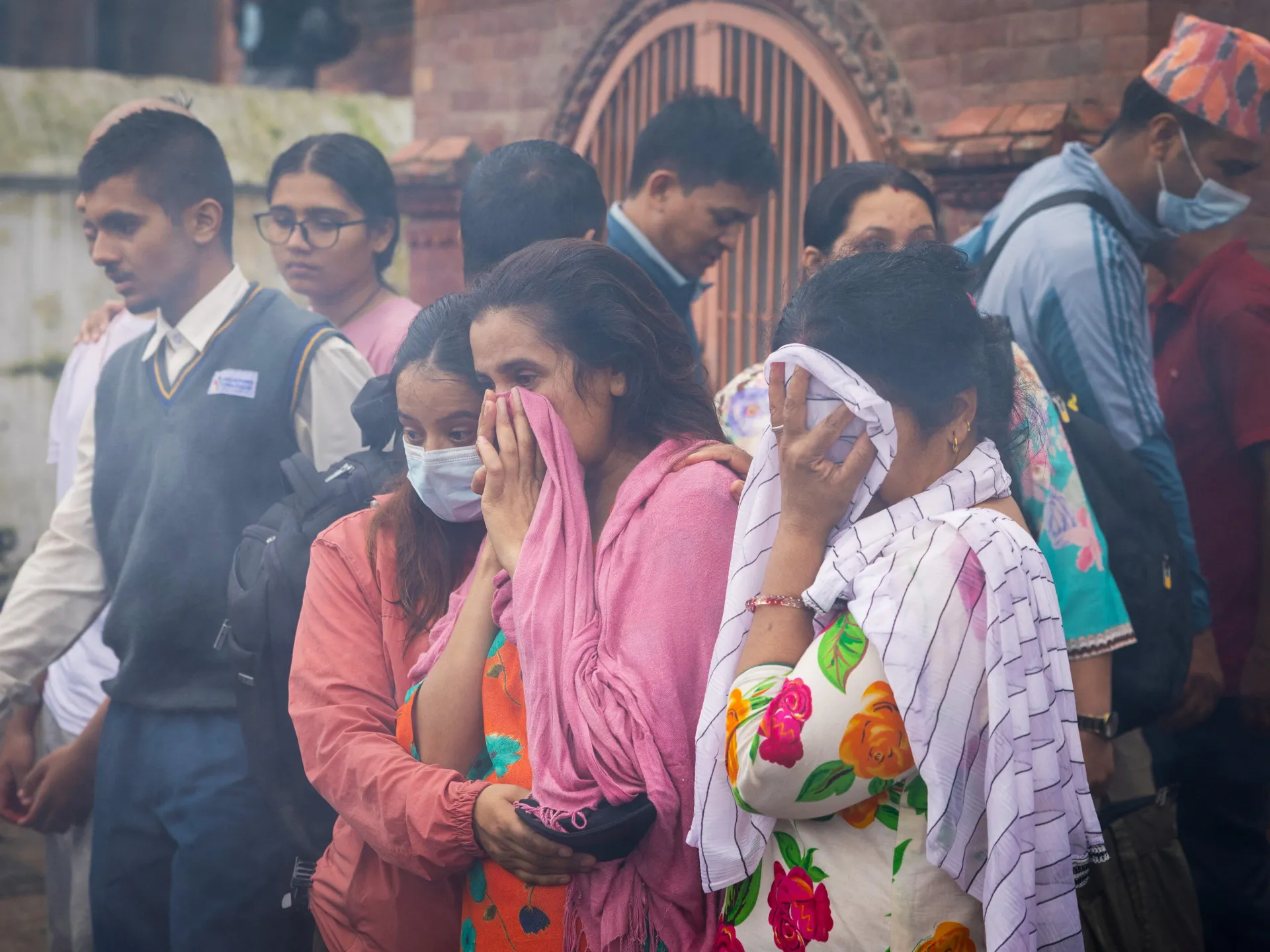 Relatives hold cremations without bodies for Nepal’s missing flood victims