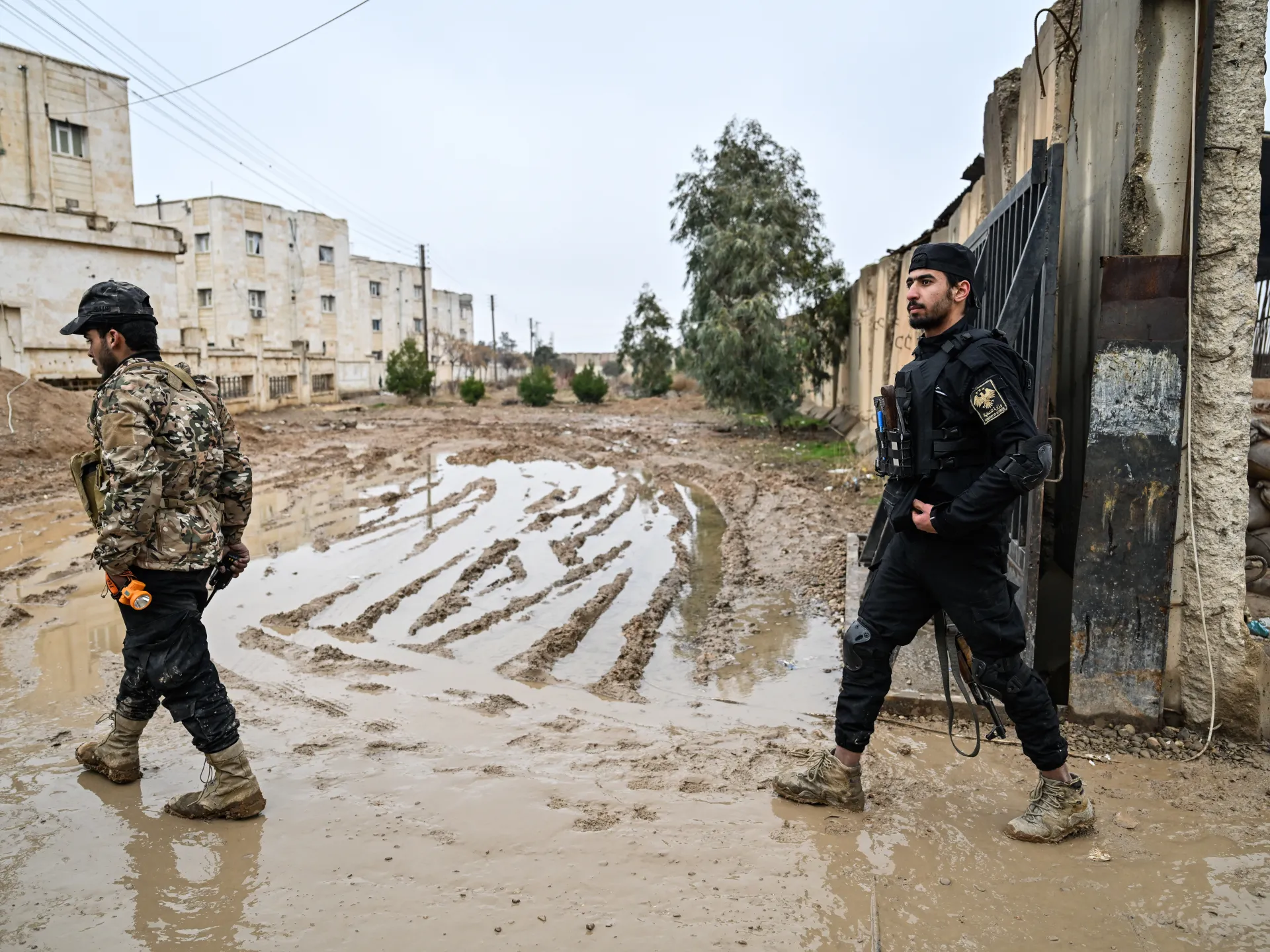 At least seven killed in fire at prison in northern Syria