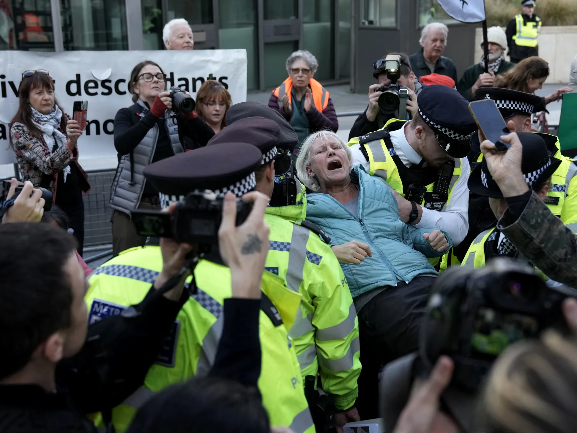 London police arrest 139 as hundreds protest Palestine Action ban
