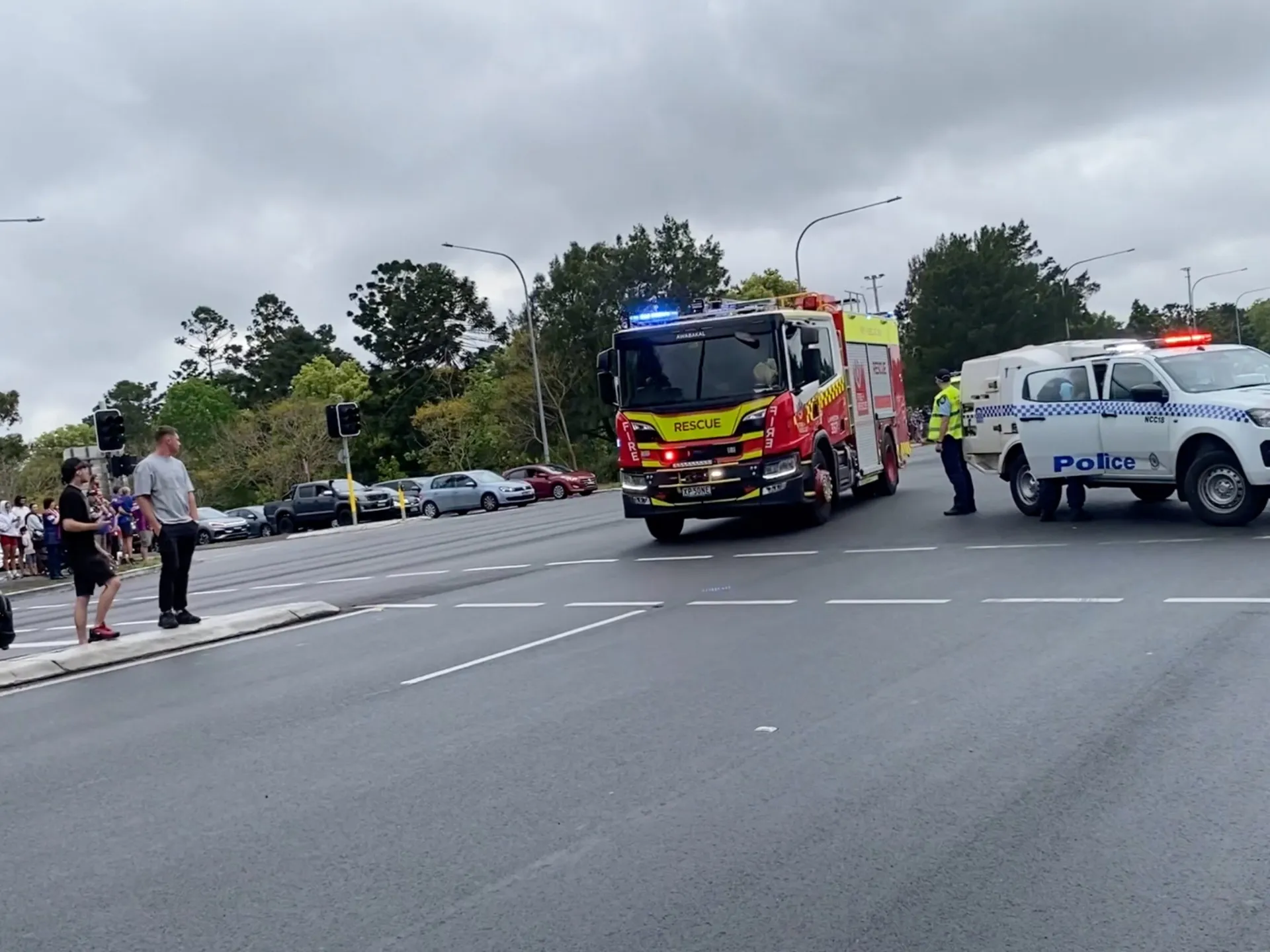 10 injured after car crashes into rugby supporters in Australia
